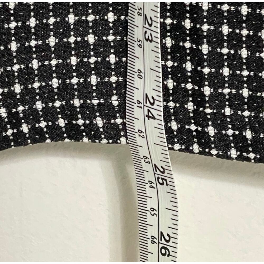 JESSICA LONDON Black and White Box Plaid Faux Wrap Skirt Size 18/20 NWT - Picture 3 of 10